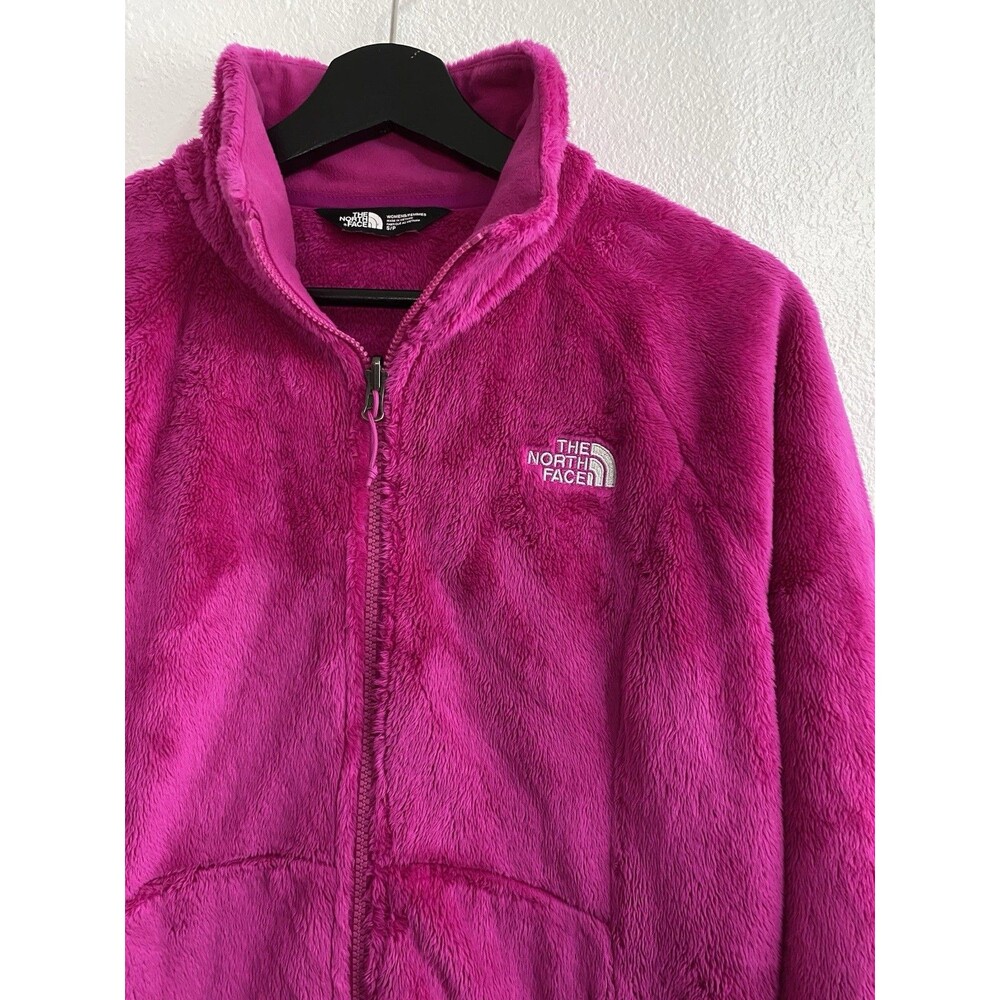 North Face Women’s Shag Full Zip Pink Sweatshirt Jacket Sz S Gorp Hiking J39 - Picture 1 of 7
